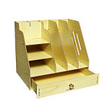 Органайзер-подставка настольный, deVENTE. WoodFort, 32,6 x 23,9 x 29,1 см, МДФ, картонная коробка, фото 5