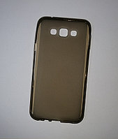 Чехол-накладка для Samsung Galaxy E7 E700 (силикон) темно-серый