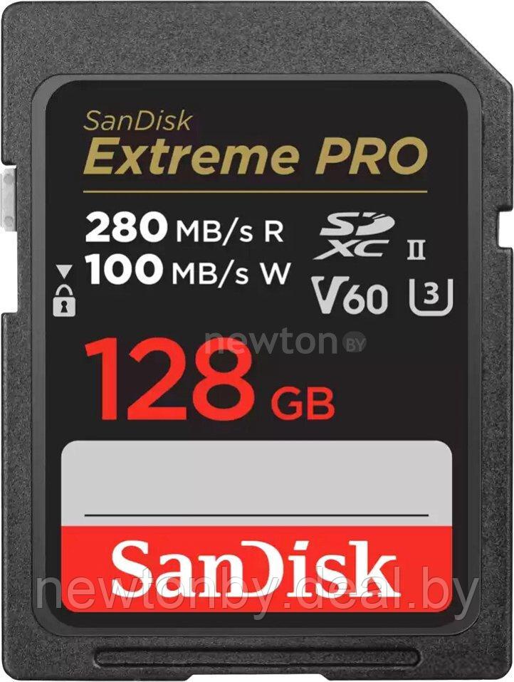 Карта памяти SanDisk Extreme PRO SDXC SDSDXEP-128G-GN4IN 128GB - фото 1 - id-p225635487