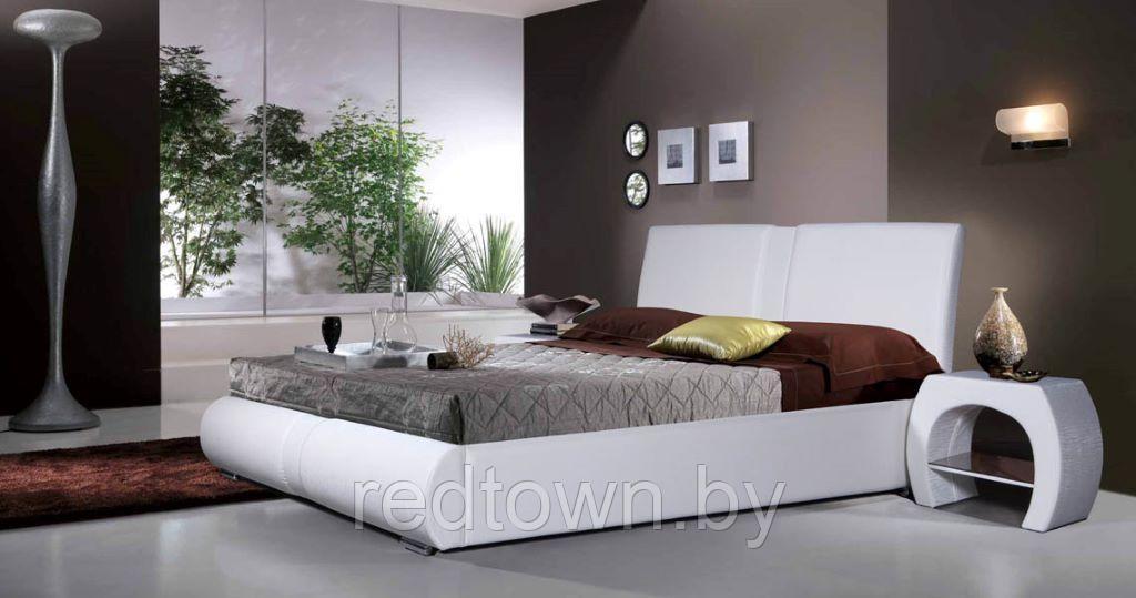 Кровать Белинда 120, 140, 160 , 180 см, с мягким изголовьем - фото 1 - id-p225643197