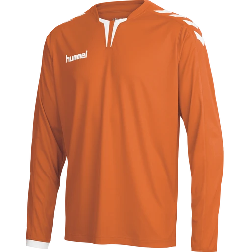 Футболка оранжевая Hummel Poly Jersey