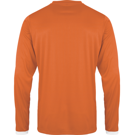 Футболка оранжевая Hummel Poly Jersey - фото 3 - id-p225640813