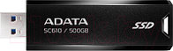 Внешний жесткий диск A-data SC610 500GB (SC610-500G-CBK/RD)