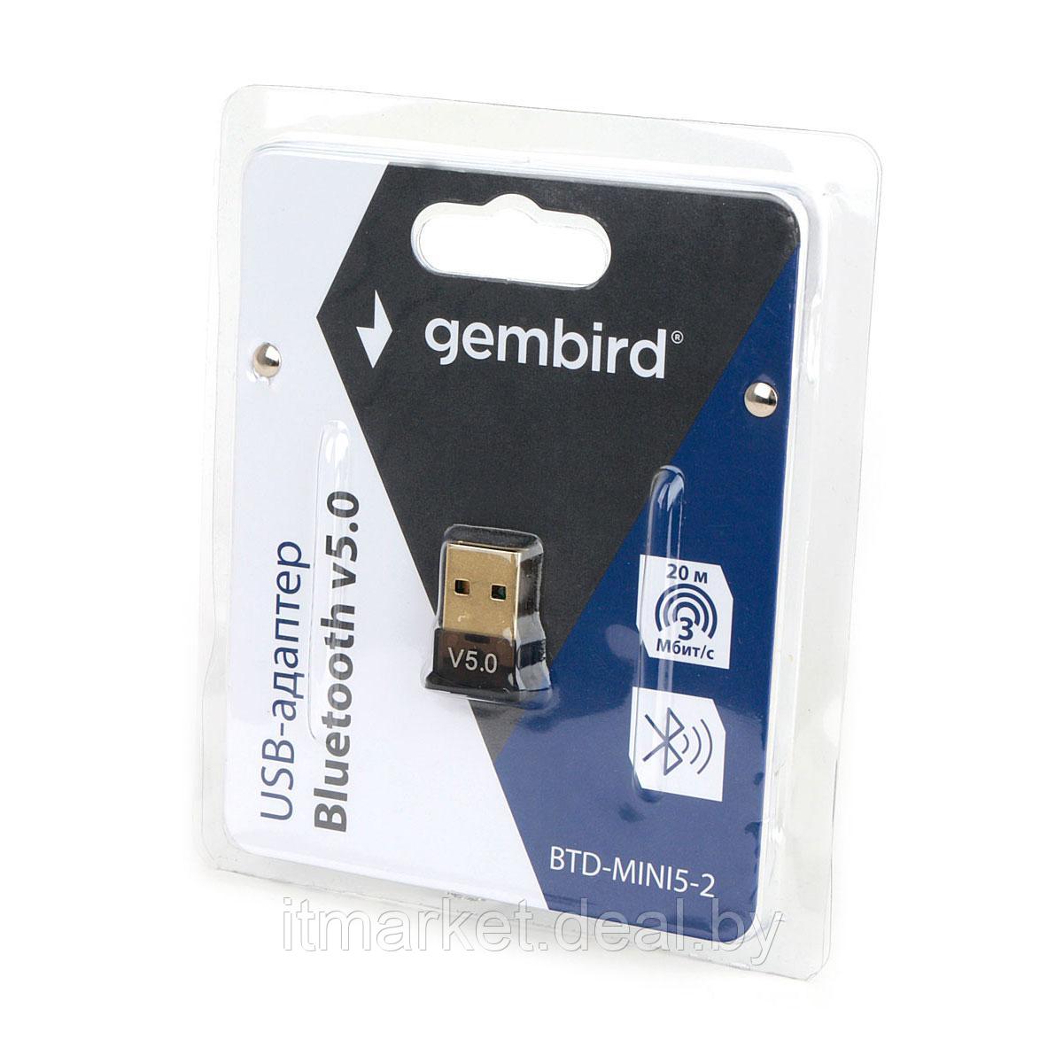 Адаптер Bluetooth Gembird BTD-MINI5-2 - фото 2 - id-p225644338