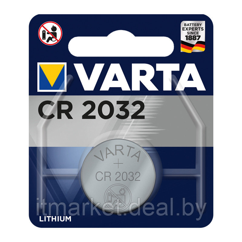 Батарейка Varta CR2032 3V литиевая - фото 1 - id-p225643379