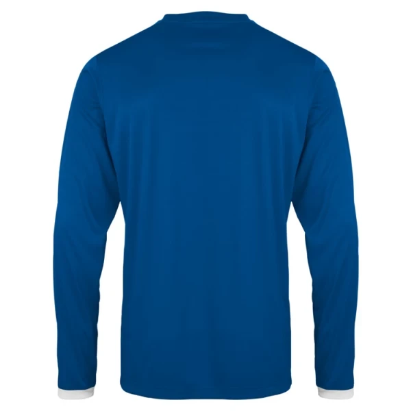 Футболка синяя Hummel LS Poly Jersey - фото 3 - id-p225650934