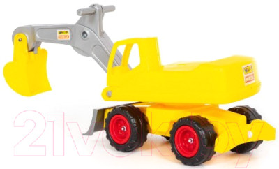 Экскаватор игрушечный Полесье Мега-экскаватор колесный / 67586 - фото 3 - id-p225652633