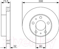 Тормозной диск Bosch 0986479315