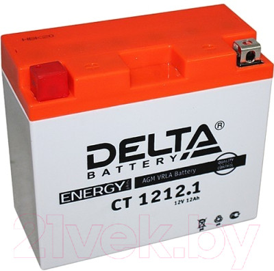 Мотоаккумулятор DELTA AGM СТ 1212.1 / YT12B-BS - фото 1 - id-p225654071