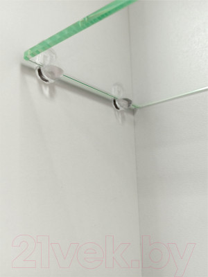 Шкаф с зеркалом для ванной Континент Aperio Led 80х80 L - фото 5 - id-p225661922
