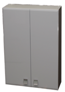 Шкаф настенный Гамма 49.06 Ф2 (белый) - фото 1 - id-p225667760