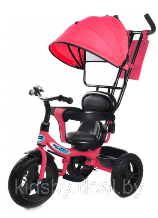 Детский велосипед трехколесный Trike Pilot PTA1P 12/10" 2020 (розовый) - фото 1 - id-p225667777