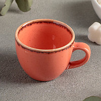 Чашка кофейная 90 мл, цвет оранжевый