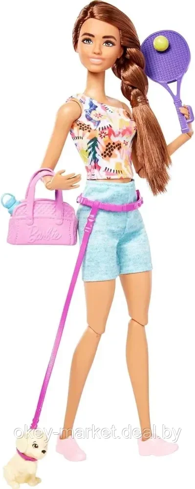 Кукла Barbie релакс фитнес Теннис HKT91 - фото 5 - id-p225671624