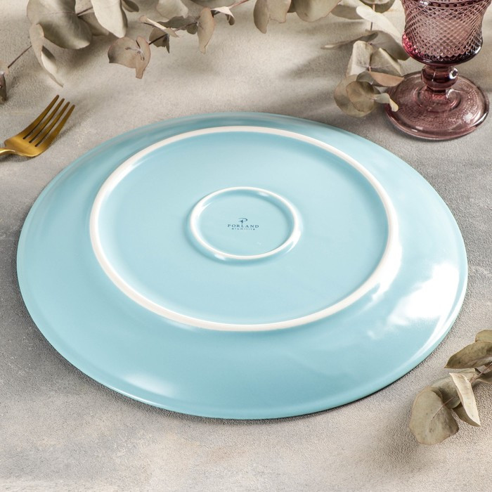 Тарелка подстановочная Lykke turquoise, d=30 см, цвет бирюзовый - фото 4 - id-p225671712