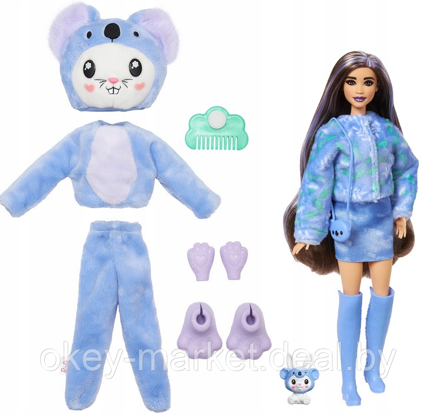 Кукла Barbie Cutie Reveal Кролик-коала HRK26 - фото 9 - id-p225671742