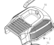 Травосборник часть нижняя LM3815P WORTEX M1G-ZP4-380-44