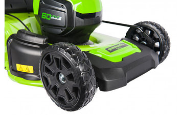 Аккумуляторная газонокосилка GreenWorks GD60LM46SPK4 60В (в комплекте АКБ + З/У), фото 2