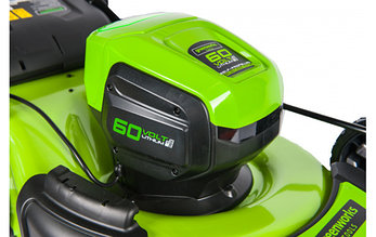 Аккумуляторная газонокосилка GreenWorks GD60LM46SPK4 60В (в комплекте АКБ + З/У), фото 2