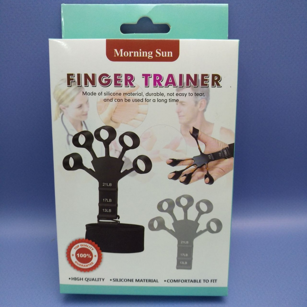 Эспандер кистевой с фиксатором Finger Trainer / Тренажер для силы хвата рук - фото 2 - id-p225672134