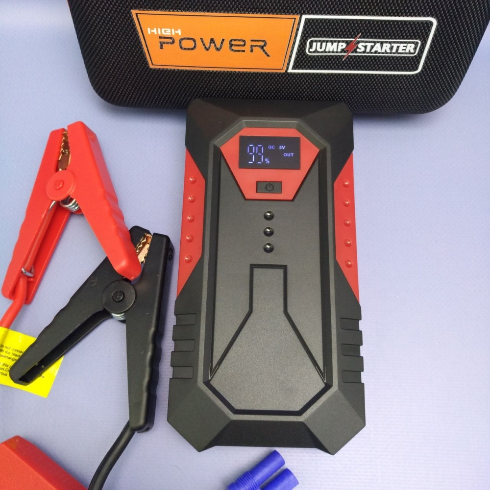 Пусковое зарядное устройство для автомобилей и мотоциклов Jump Starter M43A (MAX пусковой ток 600 А, 18 800 - фото 10 - id-p225672139