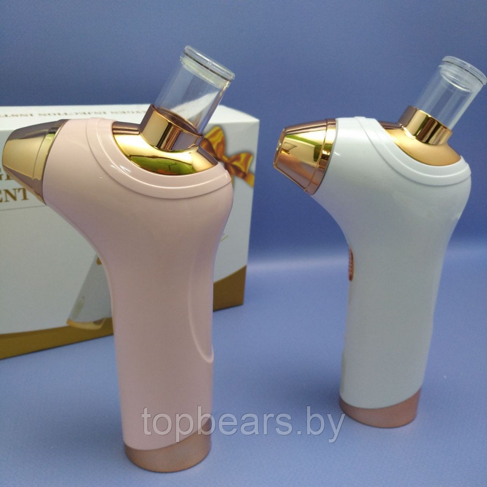 Кислородный гидроувлажнитель для лица Mini Oxygen Injection Instrument MGE-010 / Увлажнитель кожи Розовый - фото 5 - id-p225672203