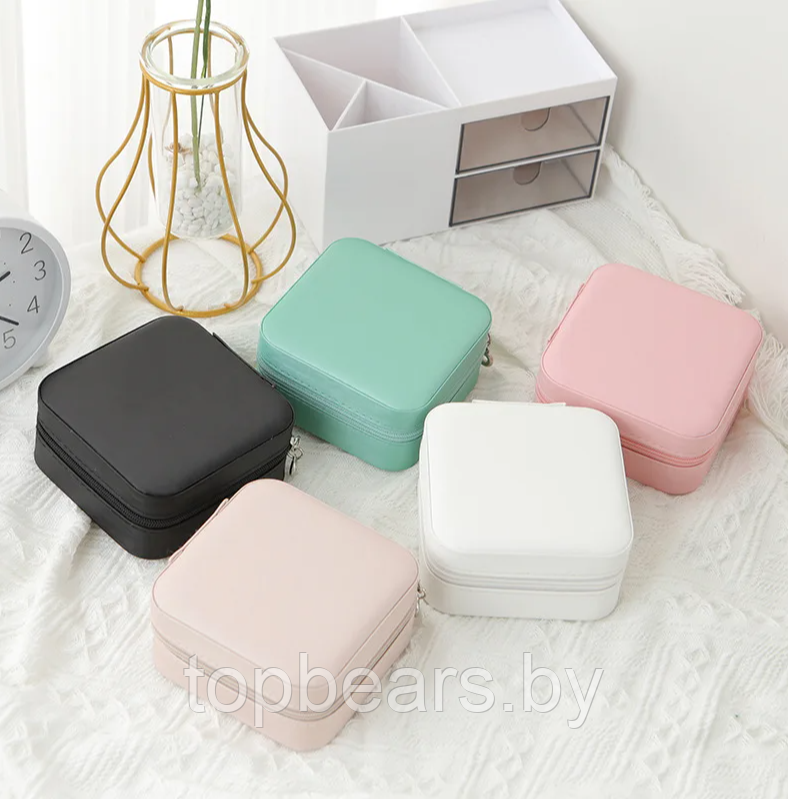 Шкатулка для украшений Compact Storage Box / Мини - органайзер дорожный Черный - фото 8 - id-p225510046