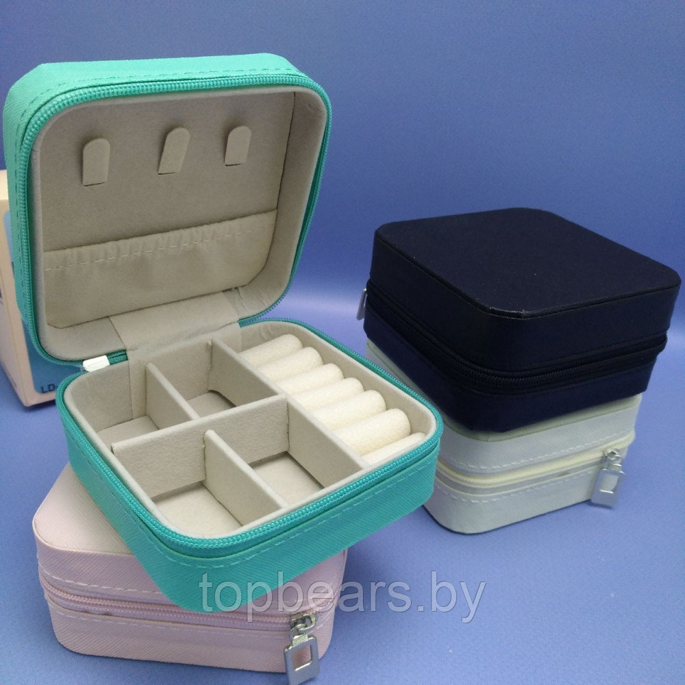 Шкатулка для украшений Compact Storage Box / Мини - органайзер дорожный Розовый - фото 3 - id-p225510049