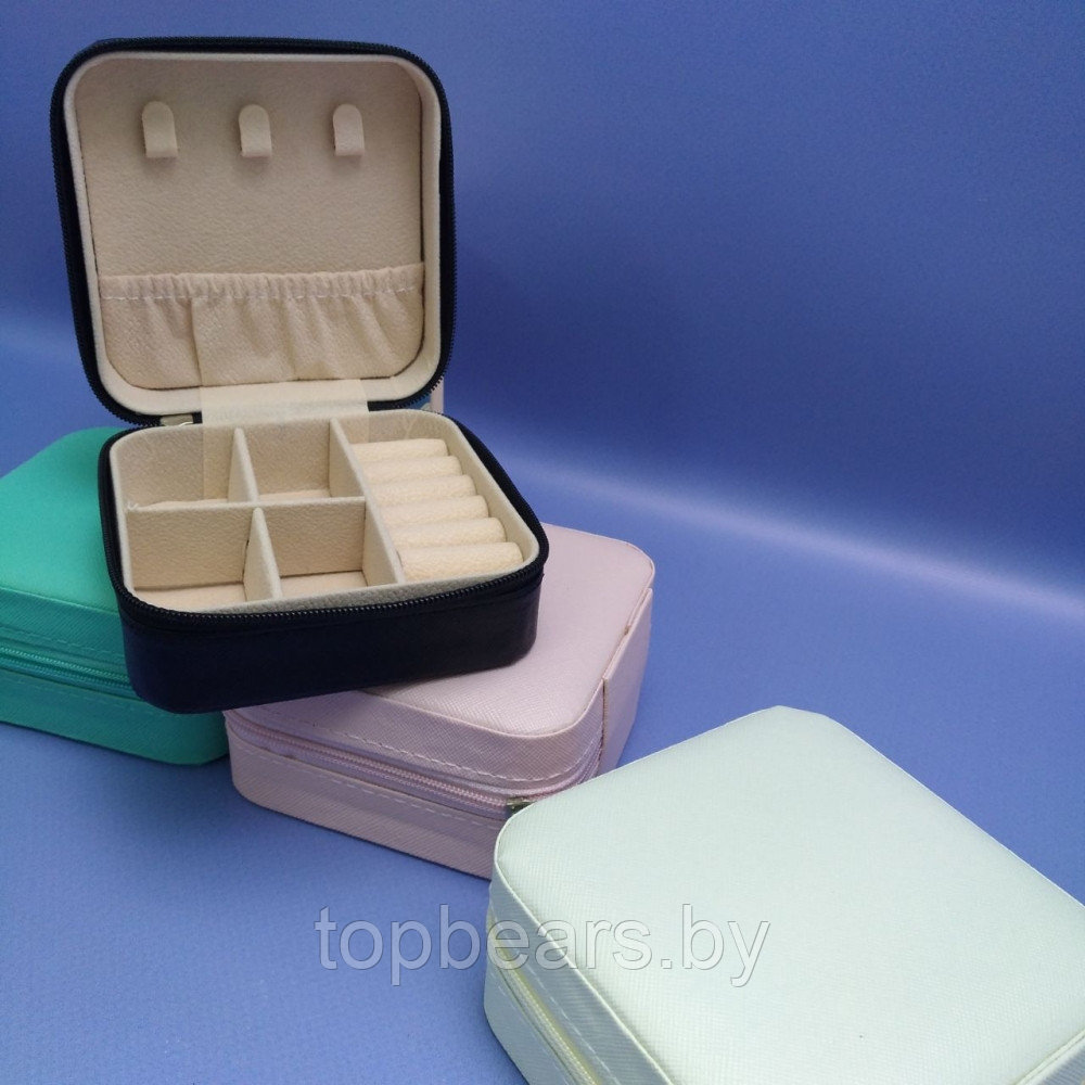 Шкатулка для украшений Compact Storage Box / Мини - органайзер дорожный Розовый - фото 6 - id-p225510049