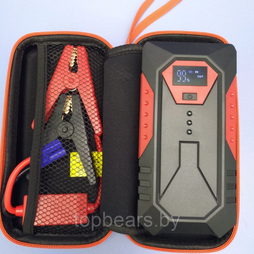 Пусковое зарядное устройство для автомобилей и мотоциклов Jump Starter M43A (MAX пусковой ток 600 А, 18 800 - фото 8 - id-p225672207