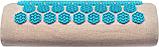 Валик акупунктурный Нирвана бежевый, бирюзовые шипы, премиум-серия, фото 9
