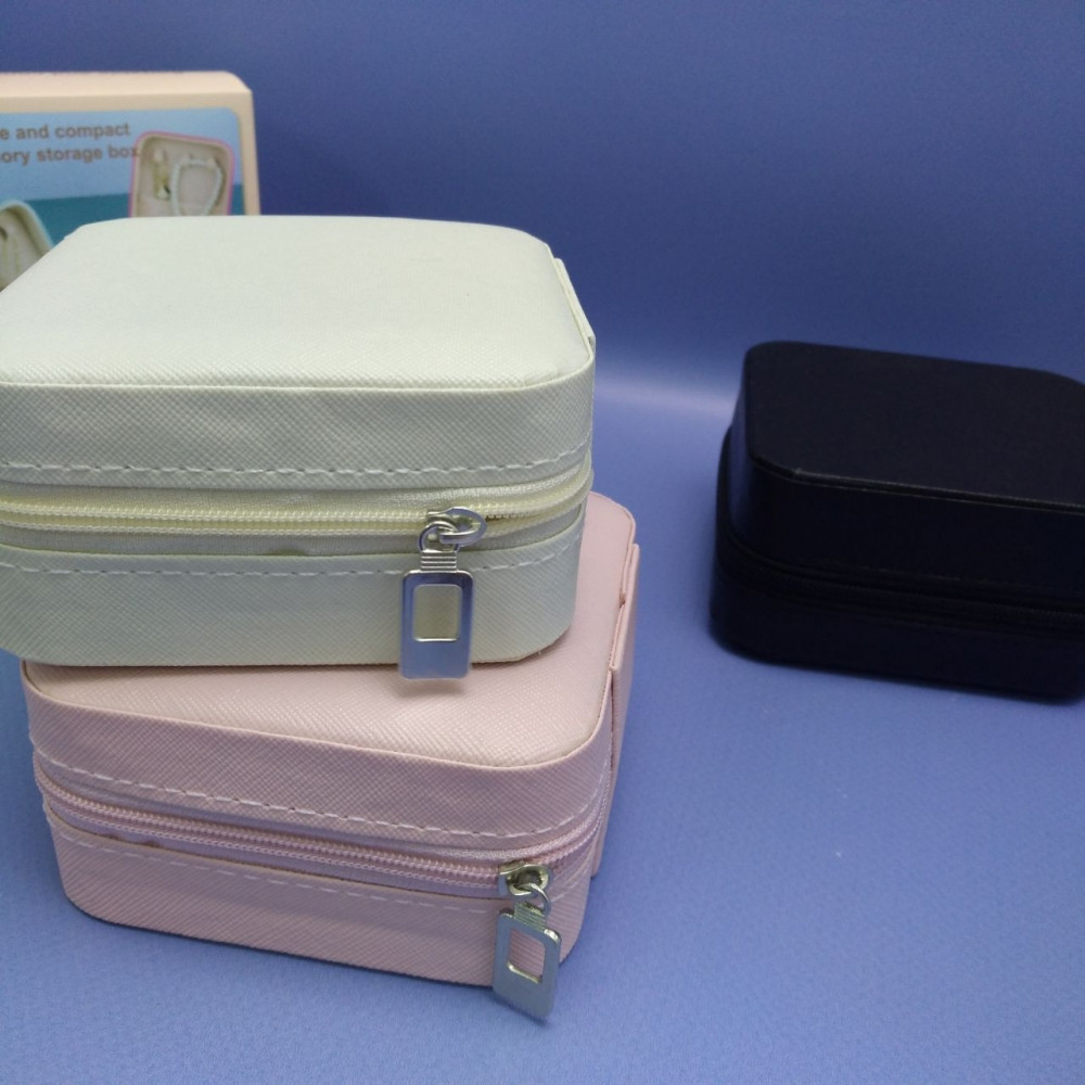 Шкатулка для украшений Compact Storage Box / Мини - органайзер дорожный Розовый - фото 5 - id-p225511811