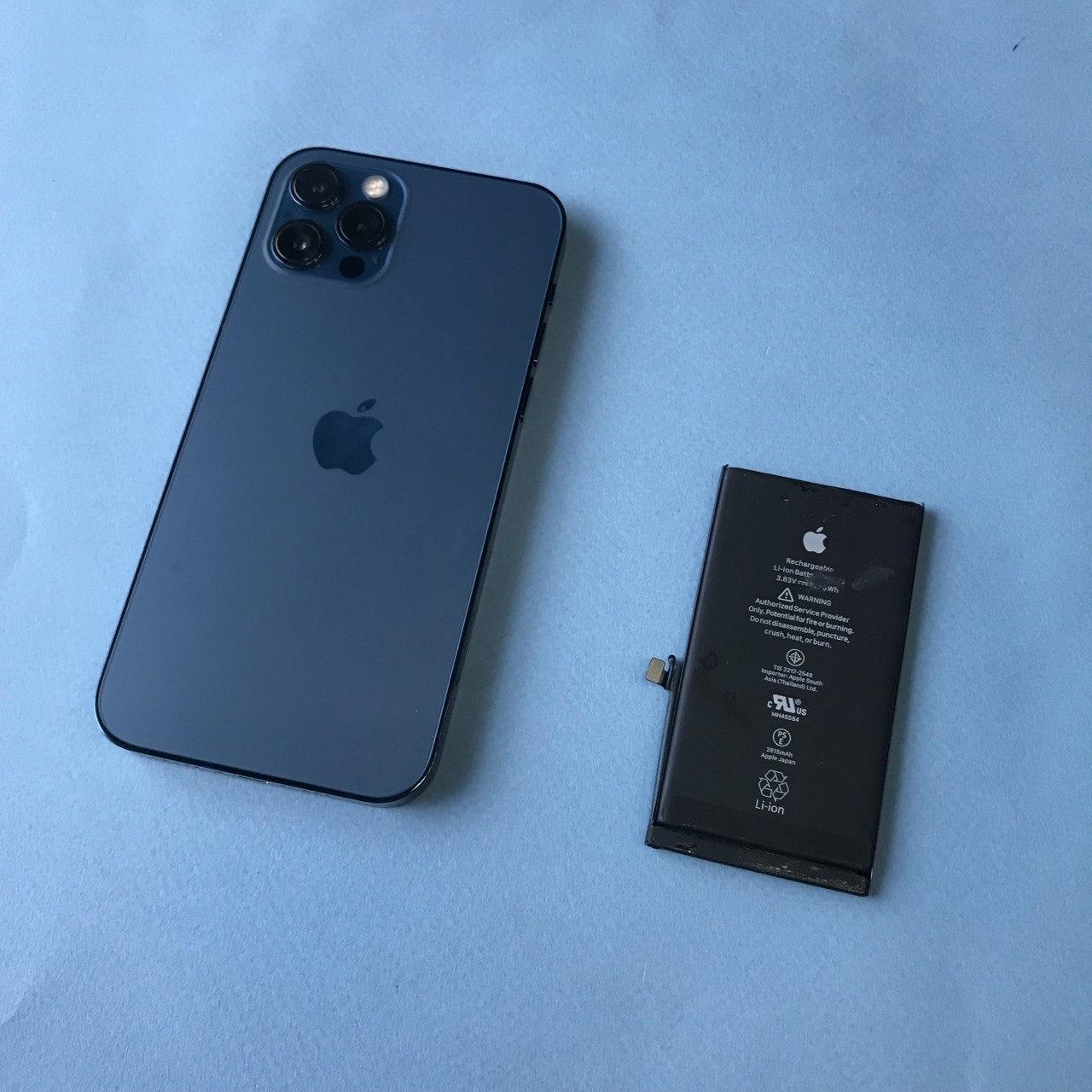 Apple iPhone 12 Pro - Замена аккумулятора - фото 1 - id-p223412950