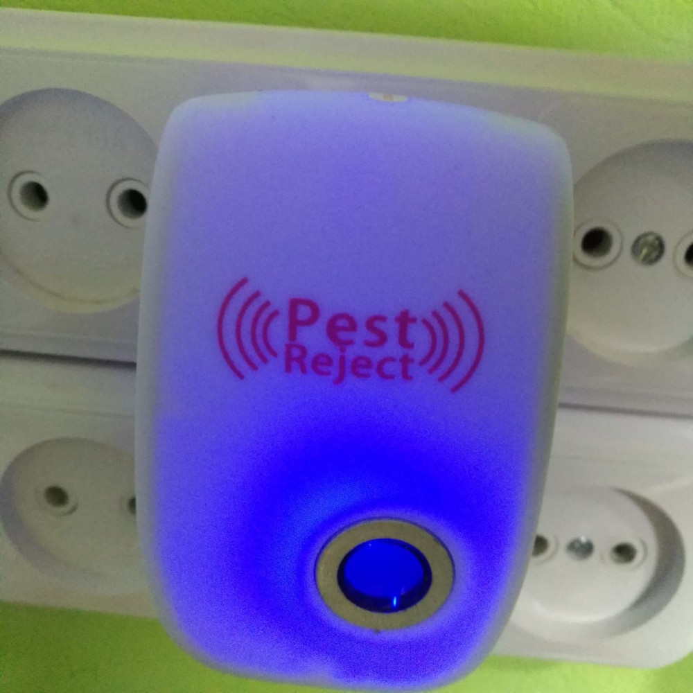 Ультразвуковой отпугиватель насекомых и грызунов Pest Repeller / Радиус действия до 200 метров - фото 8 - id-p225672280