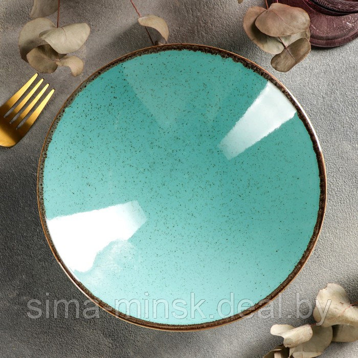 Салатник Turquoise, d=20 см, 500 мл, цвет бирюзовый - фото 3 - id-p225674592