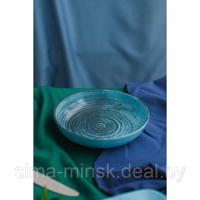 Салатник Lykke turquoise, d=27 см, цвет бирюзовый - фото 6 - id-p225674620