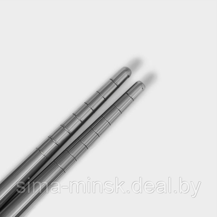 Набор палочек для суши из нержавеющей стали Magistro, d=0,5 см, 22,5 см, 5 пар, 201 сталь - фото 3 - id-p225674748