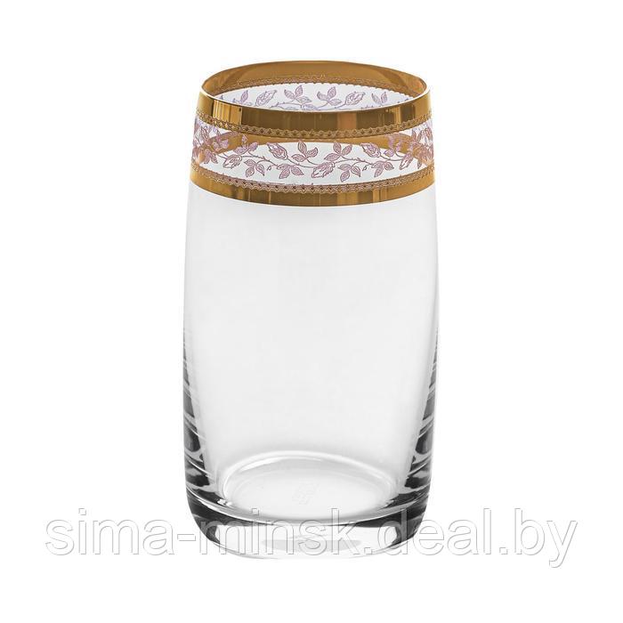 Набор стаканов для воды, декор «Панто золото», 250 мл x 6 шт. - фото 1 - id-p225674780
