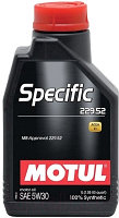 Моторное масло Motul Specific 229.52 5W30 / 104844