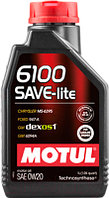 Моторное масло Motul 6100 Save-lite 0W20 / 108002