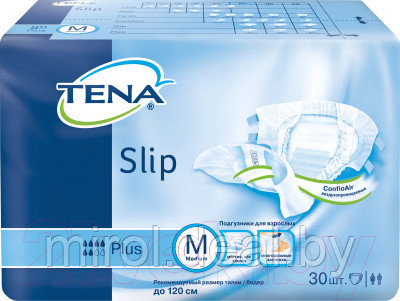 Подгузники для взрослых Tena Slip Plus Medium - фото 1 - id-p225681985