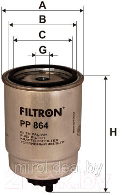 Топливный фильтр Filtron PP864 - фото 1 - id-p225684909