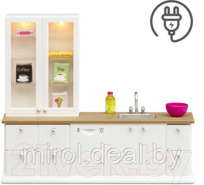 Комплект аксессуаров для кукольного домика Lundby Кухонный набор с буфетом / LB-60202600 - фото 6 - id-p225688178