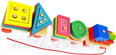 Развивающая игрушка Анданте Геометрический паровозик / RDI-D086a - фото 1 - id-p225686027
