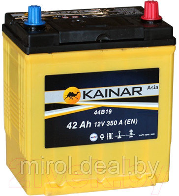 Автомобильный аккумулятор Kainar Asia 42 JL+ 350A / 037 26 46 03 0021 02 03 0 R - фото 1 - id-p225685022