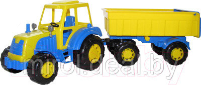 Трактор игрушечный Полесье Алтай №1 с прицепом / 35332 - фото 1 - id-p225686711