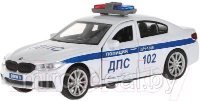 Автомобиль игрушечный Технопарк BMW 5-er M-Sport Полиция / 5ER-12SLPOL-WH - фото 1 - id-p225685145