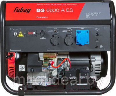 Бензиновый генератор Fubag BS 6600 A ES с электростартером - фото 2 - id-p225685740