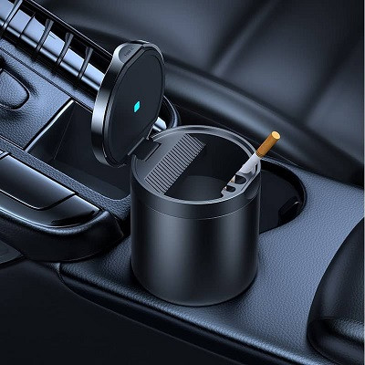 Автомобильная пепельница Baseus Premium 2 Series Car Ashtray (C20464700111-00) черный - фото 7 - id-p225688532