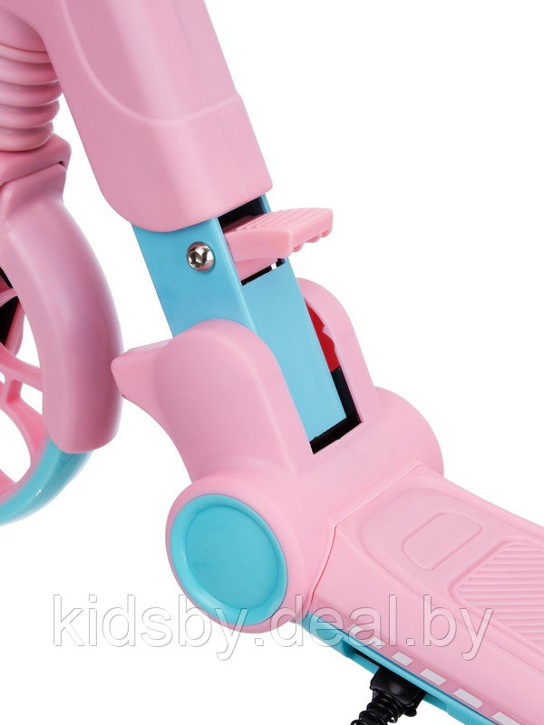 Самокат Slider IT26P (розовый) Складной с ручным тормозом - фото 3 - id-p225688550
